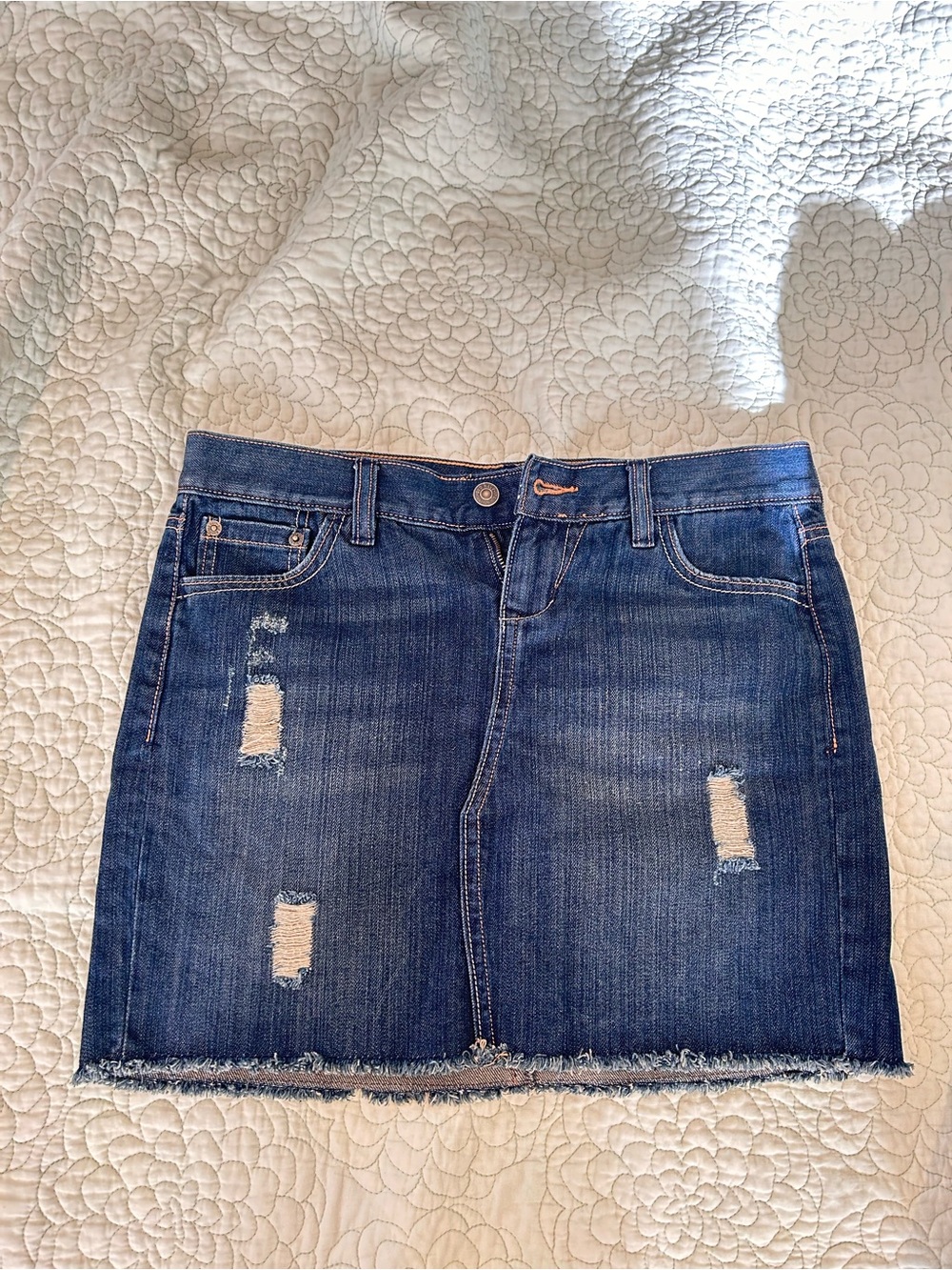 Women’s Dark Blue Denim Skirt
